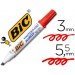 Rotulador Bic Velleda punta biselada 5,9 mm rojo para pizarra blanca