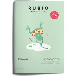 Cuaderno Rubio vacaciones 2º Primaria