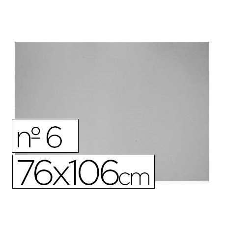 Carton gris Liderpapel Nº 6