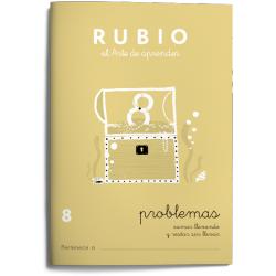 Cuaderno Rubio Problemas nº 8 Sumar llevando y restar sin llevar