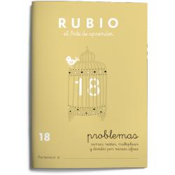 Cuaderno Rubio Problemas nº 18 Sumar, restar, multiplicar y dividir por varias cifras