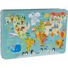 Puzzle a partir de 3 años Mapa mundi Martina Hogan marca Apli