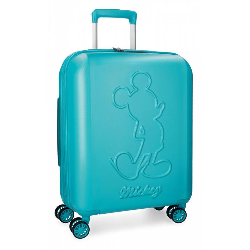Maleta de cabina 55x40x20 cm Rigida Mickey Premium color Turquesa (3418662)